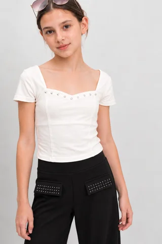 Pantalon  Wide Leg De Vestir  - Vista 2