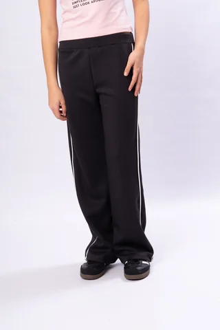 Jogger Con Vivo Contracolor En Punto Yoga - Vista 2