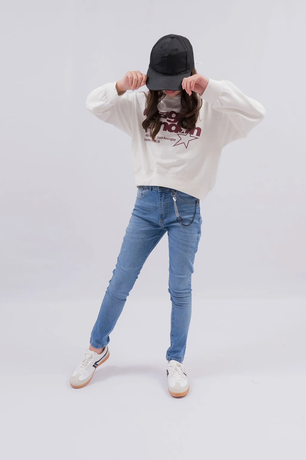 Jeans Elastizado Con Colgante Artesanal - 2