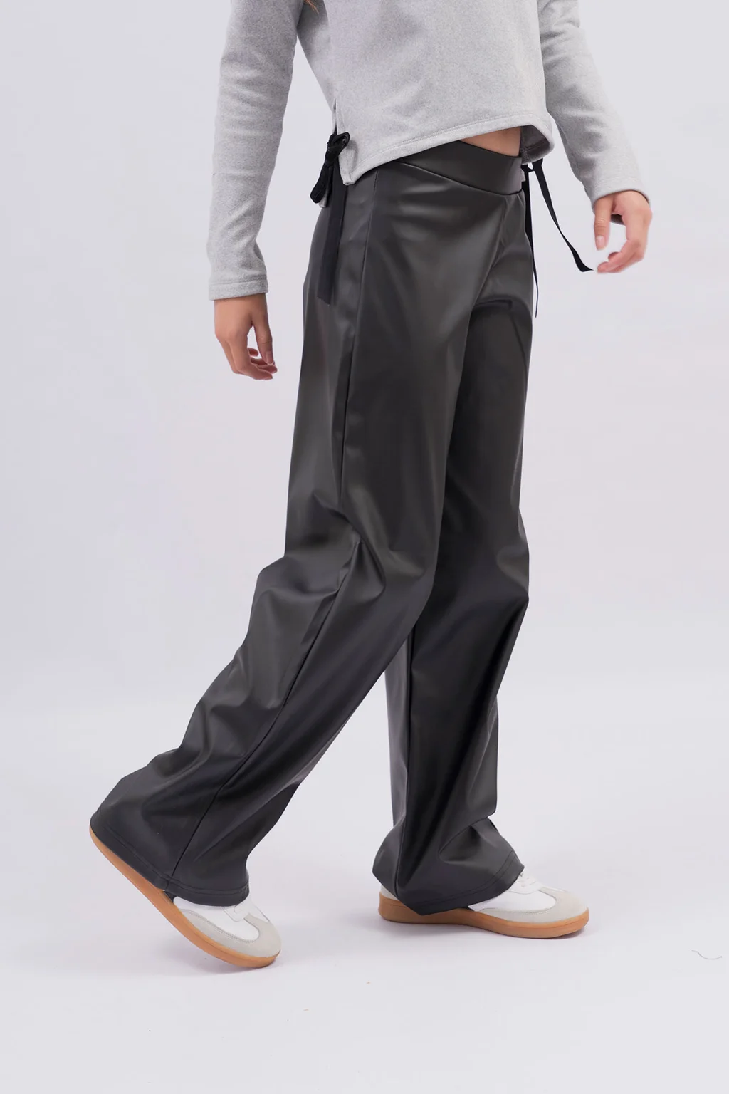 Wide Leg Eco Cuero - 2