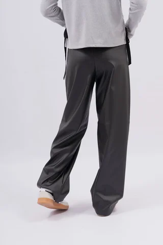 Wide Leg Eco Cuero - Vista 6
