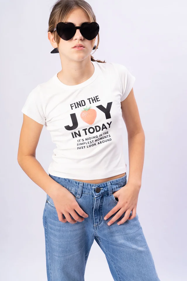 Remera   Joy   En  Ribb Con Lycra