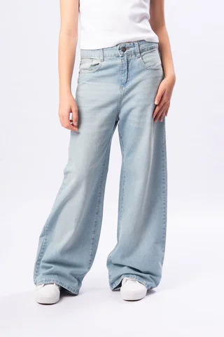 Jeans Super Wide Leg Hawaiian - Vista 1