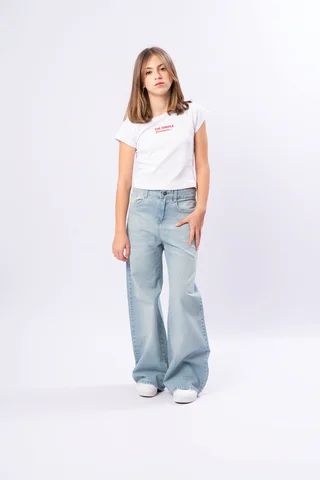 Jeans Super Wide Leg Hawaiian - Vista 3