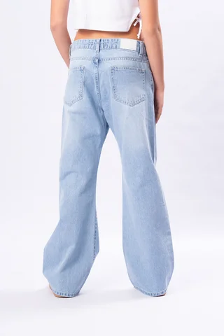 Jeans Wide Leg Full Estrellas - Vista 4
