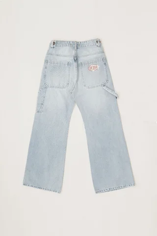 Jeans Buggy Carpintero C Presillas Y Botones - Vista 3