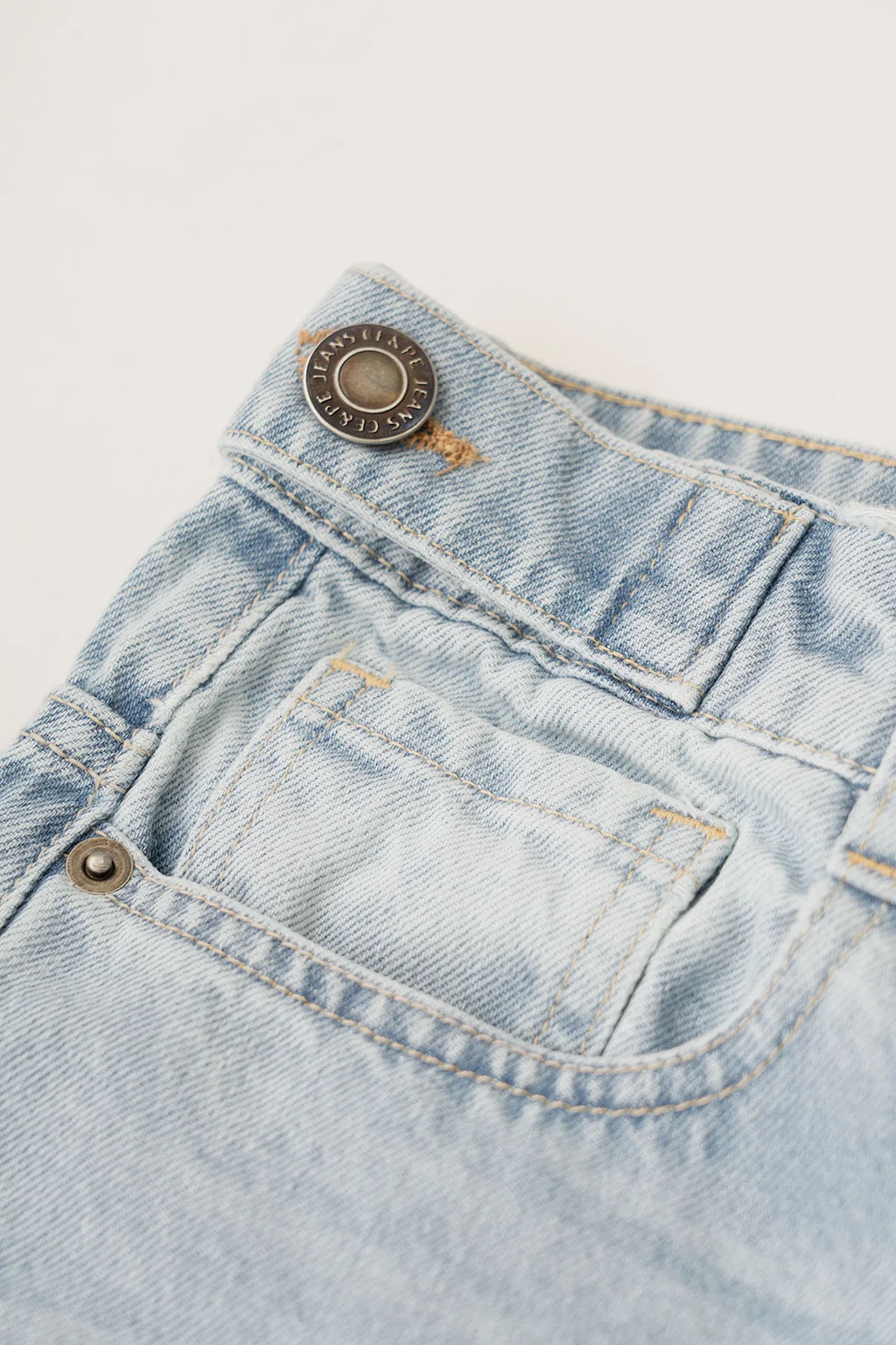 Jeans Buggy Carpintero C Presillas Y Botones - 4