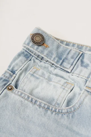 Jeans Buggy Carpintero C Presillas Y Botones - Vista 5
