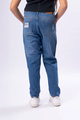 Pant Jeans Mom Con Tachas Y Eti Cepe Demin - Vista 4