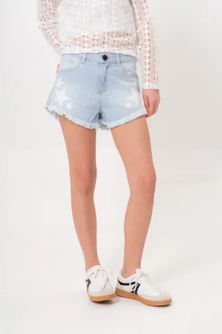 Short Deflecado Curvo Lovely - Vista 1