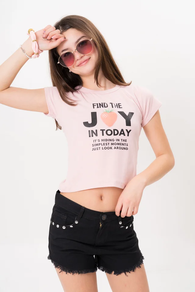 Short Gabardina Negro Desflecado