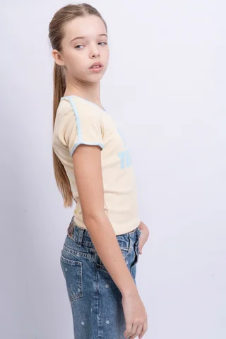 Remera Morley Manga Corta Escote V Lows 96 - Vista 3