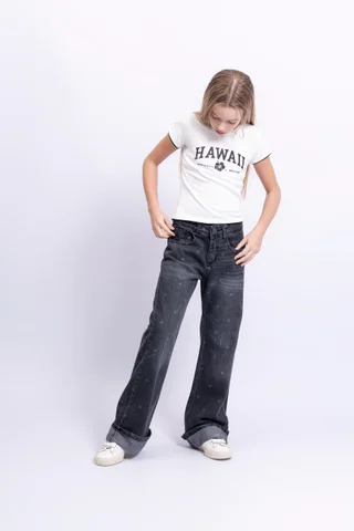 Remera Morley Manga Corta Con Bajo Prenda Hawai - Vista 3