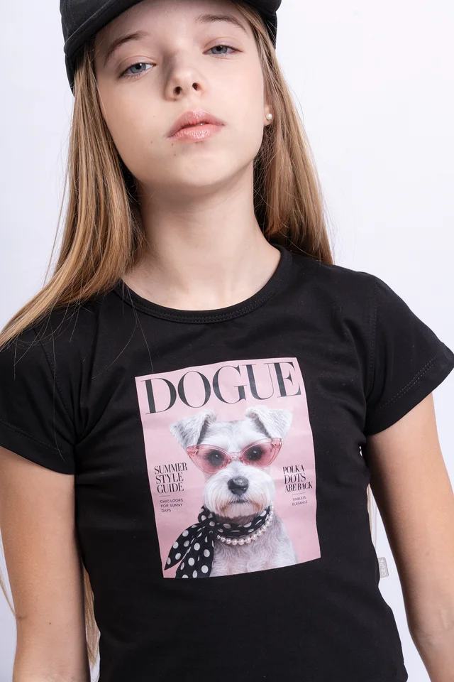Remera Mila Manga Corta Dogue Fotografico