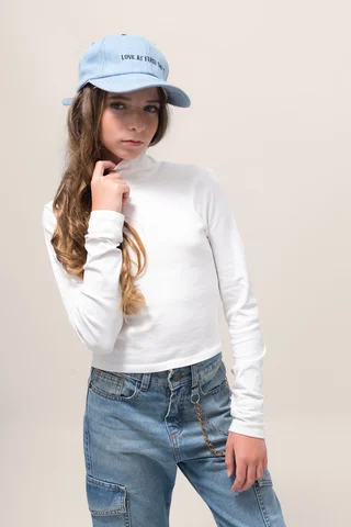 Polera Basic Modal  Gamuzado - Vista 1