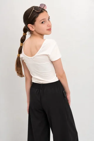 Pantalon Wide Leg De Vestir - Vista 2