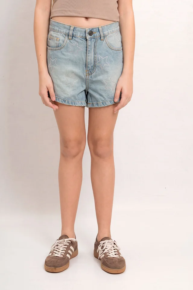 Short Jeans Taira Celeste Full Estrellas