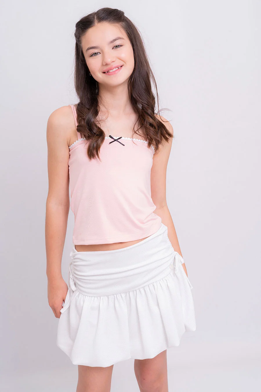 Top Con Puntilla Y Moño - 4