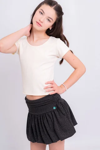Remera Manga Corta De Vestir Con Cinta Para Moño - Vista 3
