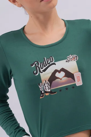 Remera Modal Rodeo Manga Larga - Vista 1