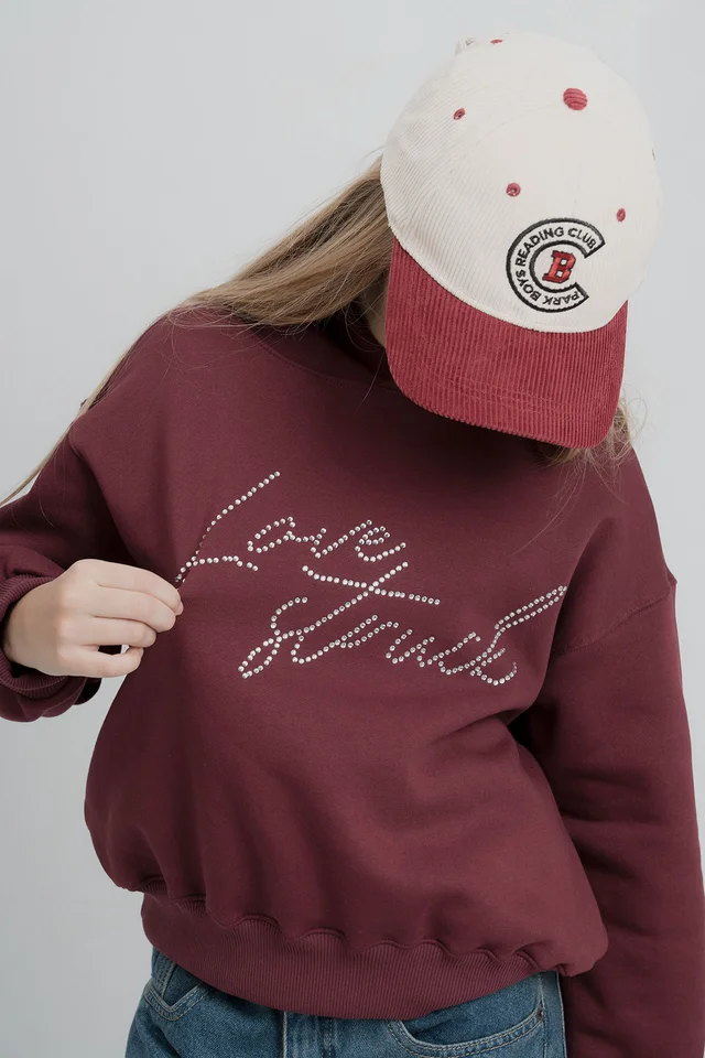 Hoddie Gala Con Capucha Stras  Love Strik