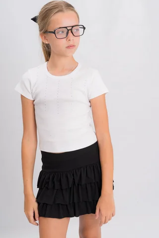 Remera Ribb Stras En Degrade - Vista 3