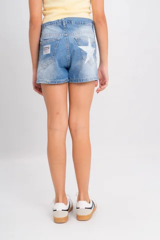 Short Blue Stone Star - Vista 3