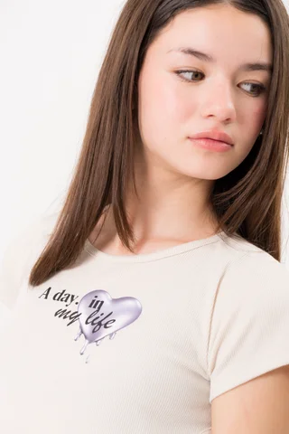 Remera Morley Aberturas Lateral  Corazon In Life - Vista 3