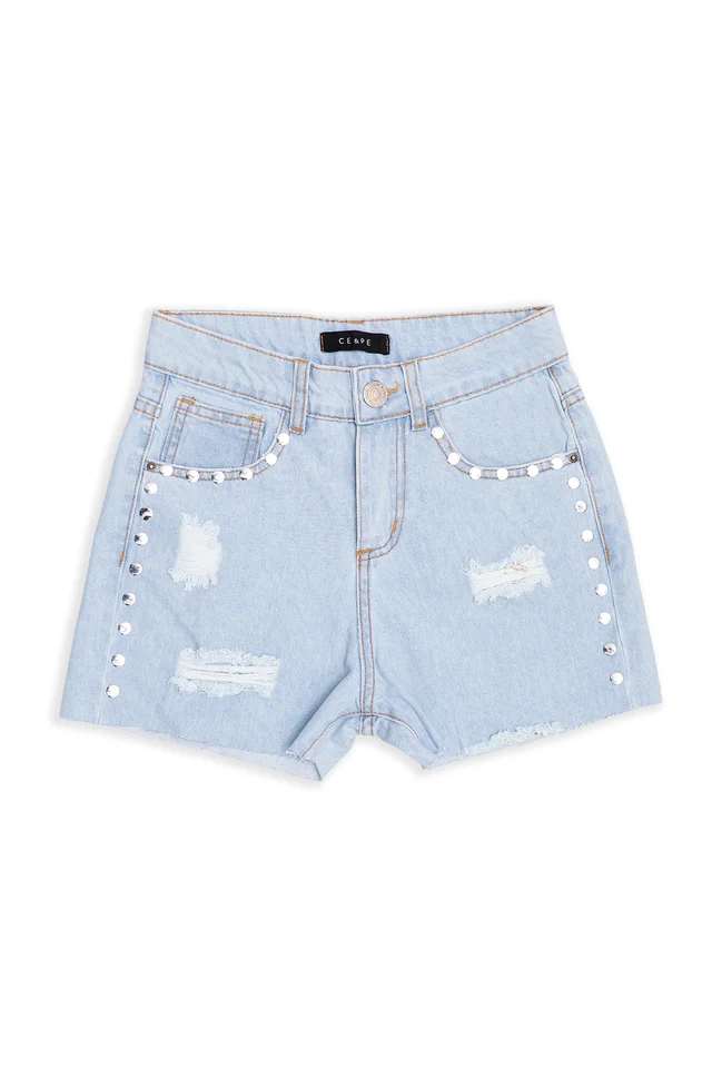 Short Al Corte Con Tachas