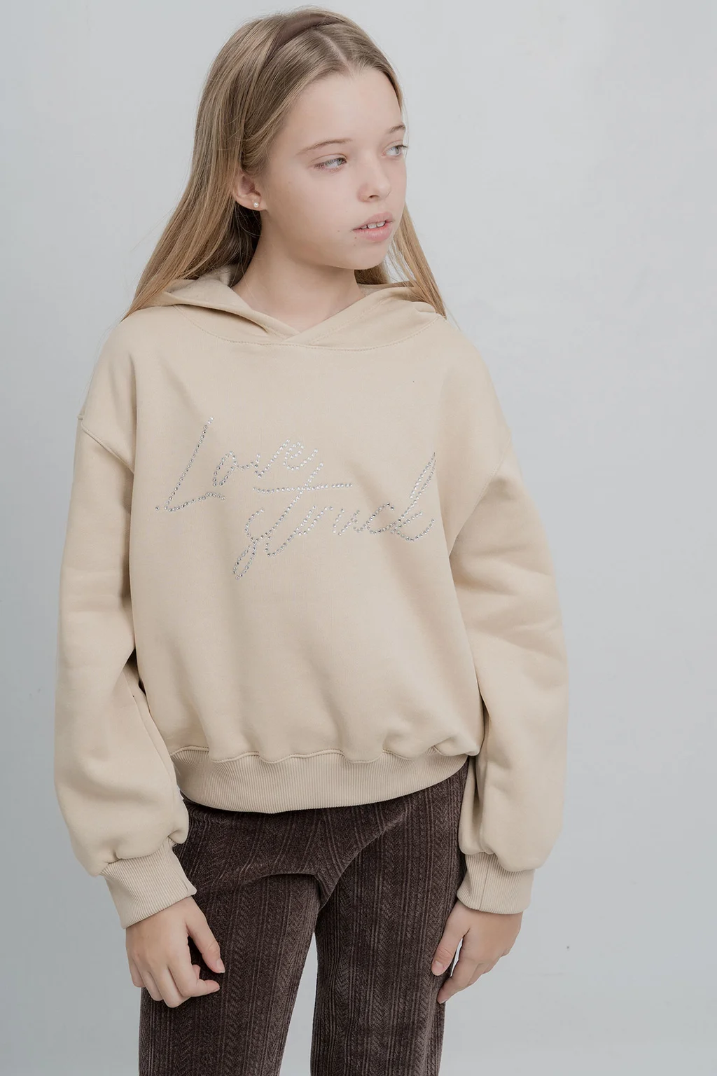 Hoddie Gala Con Capucha Stras Love Strik - 2
