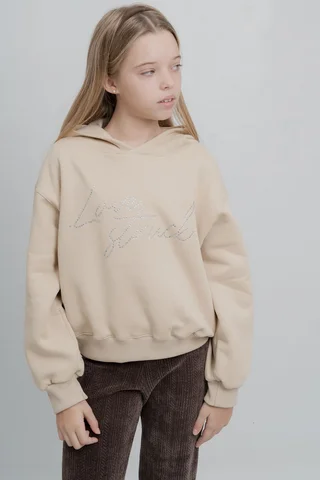 Hoddie Gala Con Capucha Stras  Love Strik - Vista 3
