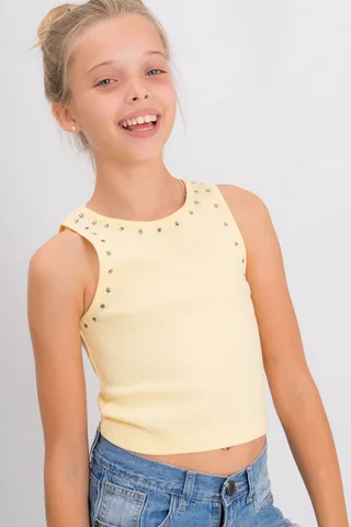 Musculosa con tachitas star - Vista 3