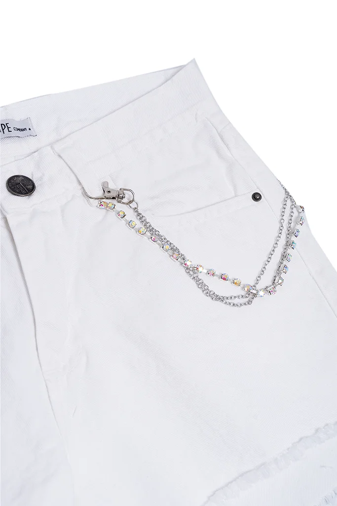 Short Mom color con cadena