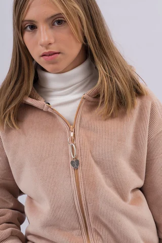 Campera Corderoy Bifaz Con Corderito Y Tira Cierres - Vista 6