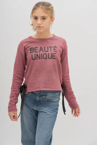 Sweater Unique Con Lazos De Costado - Vista 1