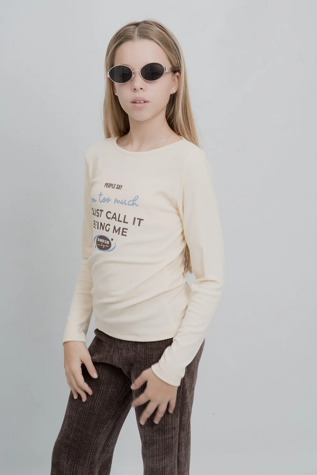 Remera Auro De Rib Soft Con Lycra Envivada Con Estampa Just I Ami - 1