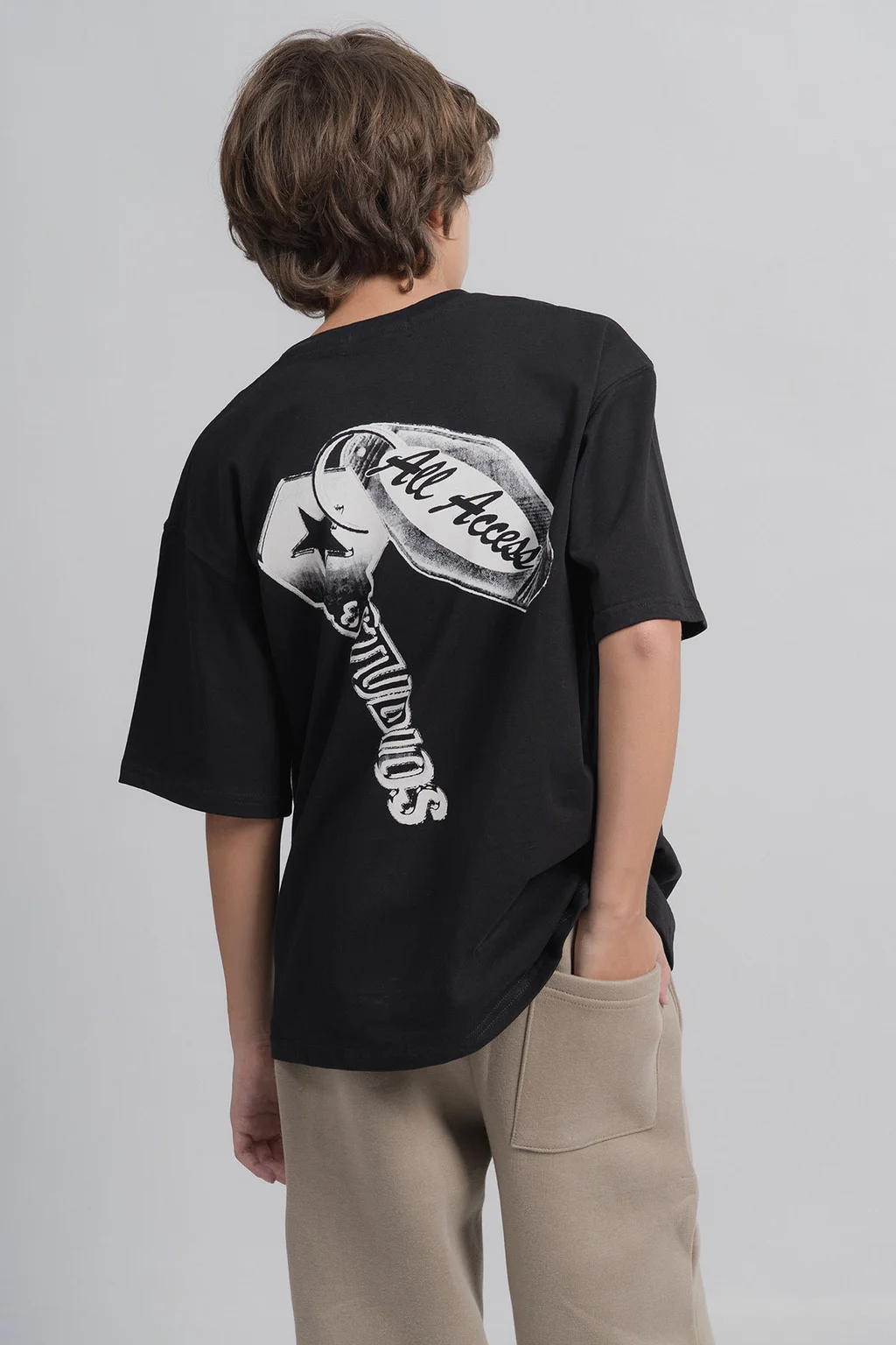 Jogger Rex De Frisa Oversize Liso. - 1