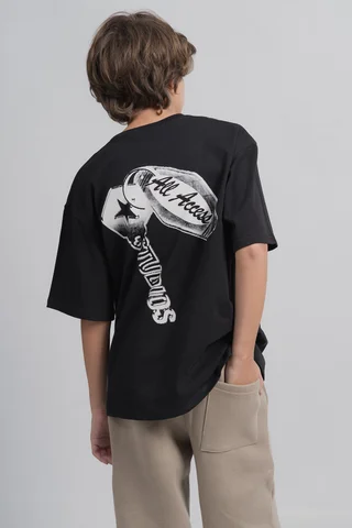 Jogger Rex De Frisa Oversize Liso. - Vista 2