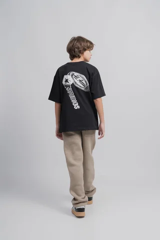 Jogger Rex De Frisa Oversize Liso. - Vista 3