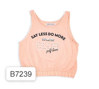 Musculosa Nena Con Elastico Be More Club - Vista 1