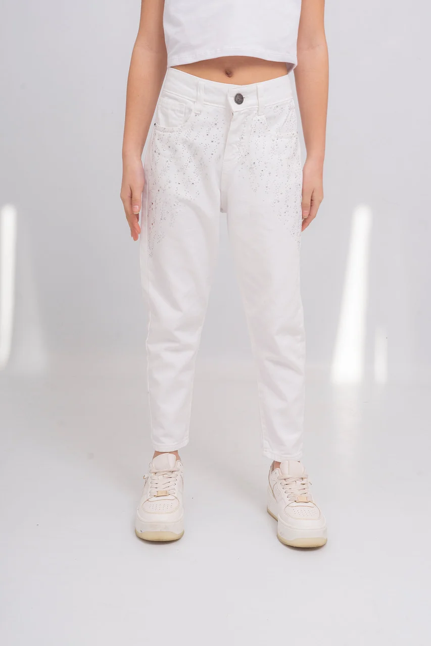Mom Shine Blanco Y Negro C Brillos