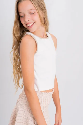 Musculosa Ribb Coyareta Contracolor - Vista 2