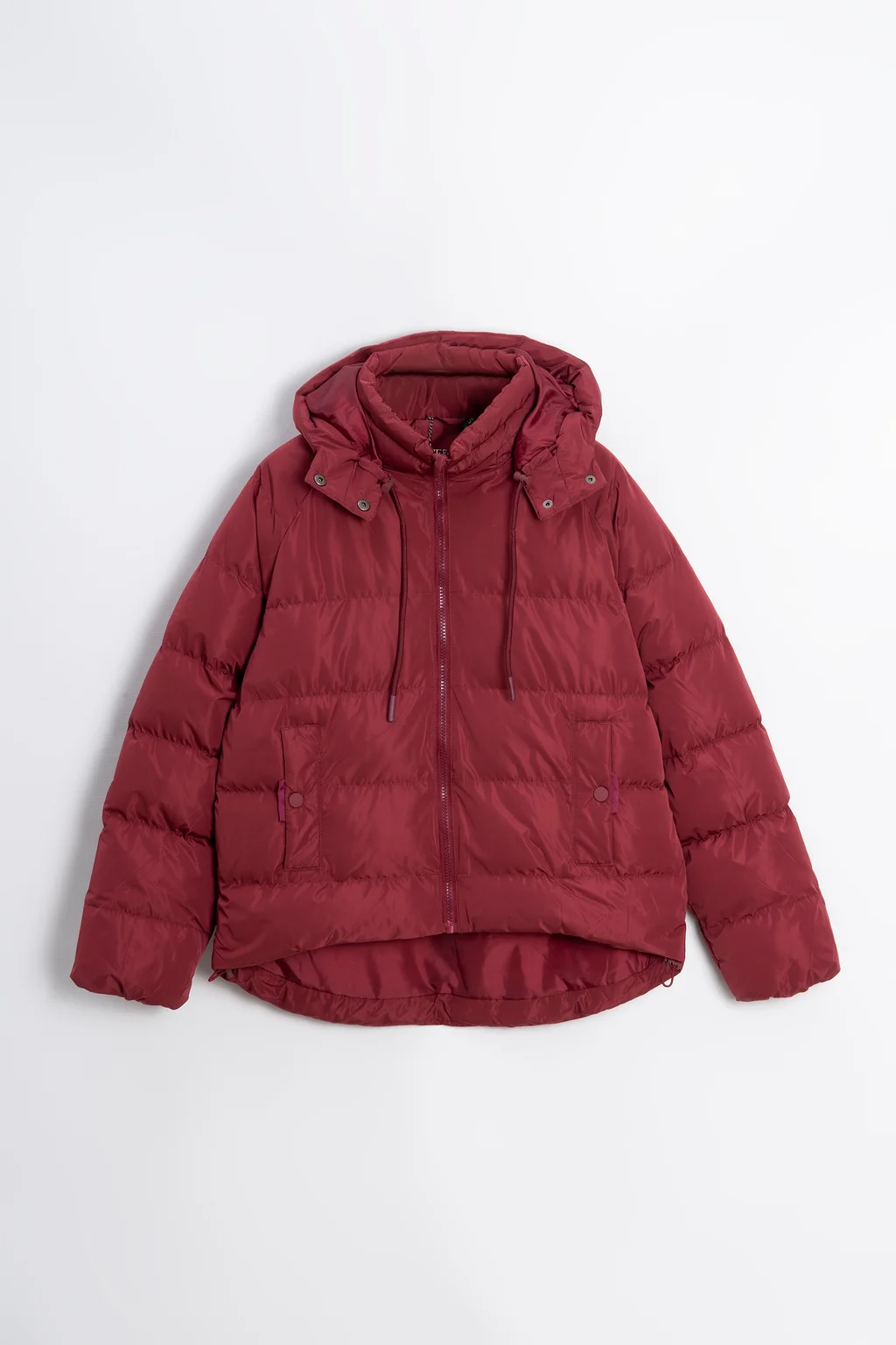 Puffer C Capucha Desmontable Bolsillos C Detalles Engomados Y Cintura Ajustable - 4