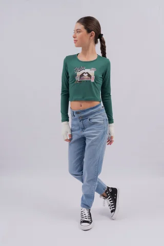 Remera Modal Rodeo Manga Larga - Vista 2