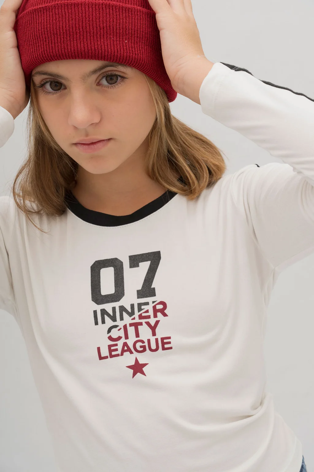 Remera Con Vivo En Manga 07 Inter City