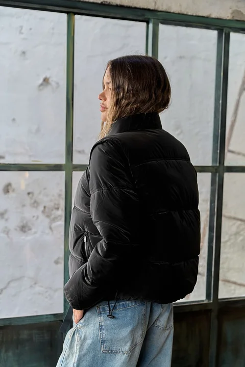 Campera Viena - Interior corderito mangas desmontables