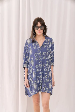 Camisa Aguirre Bordada - Art 174 (lino) - Vista 3
