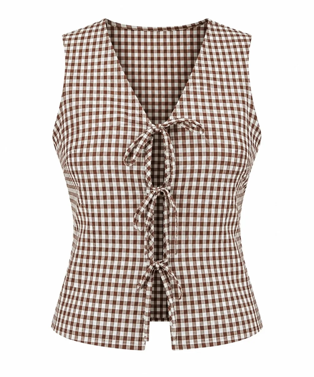Blusa Vichy - Art 1644 (poplin cuadrille)