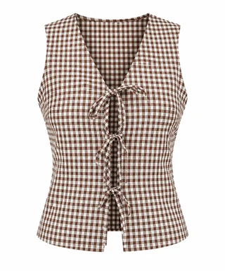 Blusa Vichy - Art 1644 (poplin cuadrille) - Vista 6