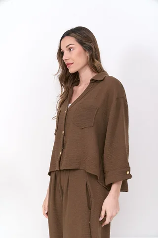 Camisa Solana - Art 1630 (lino rustico) - Vista 2